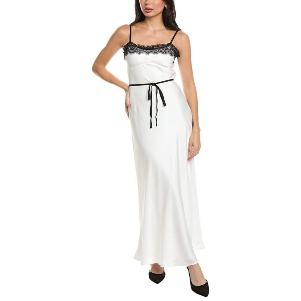 Seraphina Womens  Sleeveless Maxi Dress, White